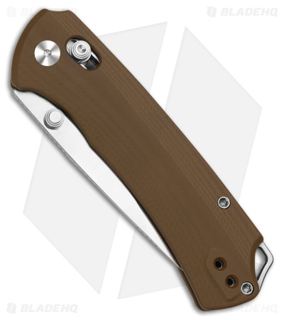 Kizer T1 CD Clutch Lock Knife Brown G-10 (3.2" Satin) V3490.2CA2