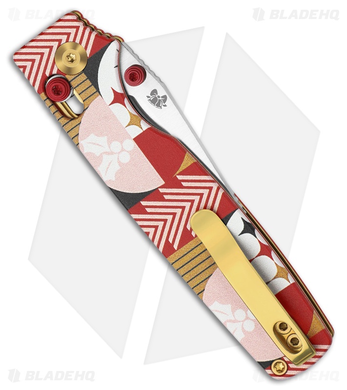 Kizer Original 2 Clutch Lock Knife Christmas Gift Wrap G-10 (3.2" BB 14C28N)