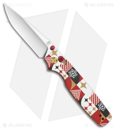 Kizer Original 2 Clutch Lock Knife Christmas Gift Wrap G-10 (3.2" BB 14C28N)