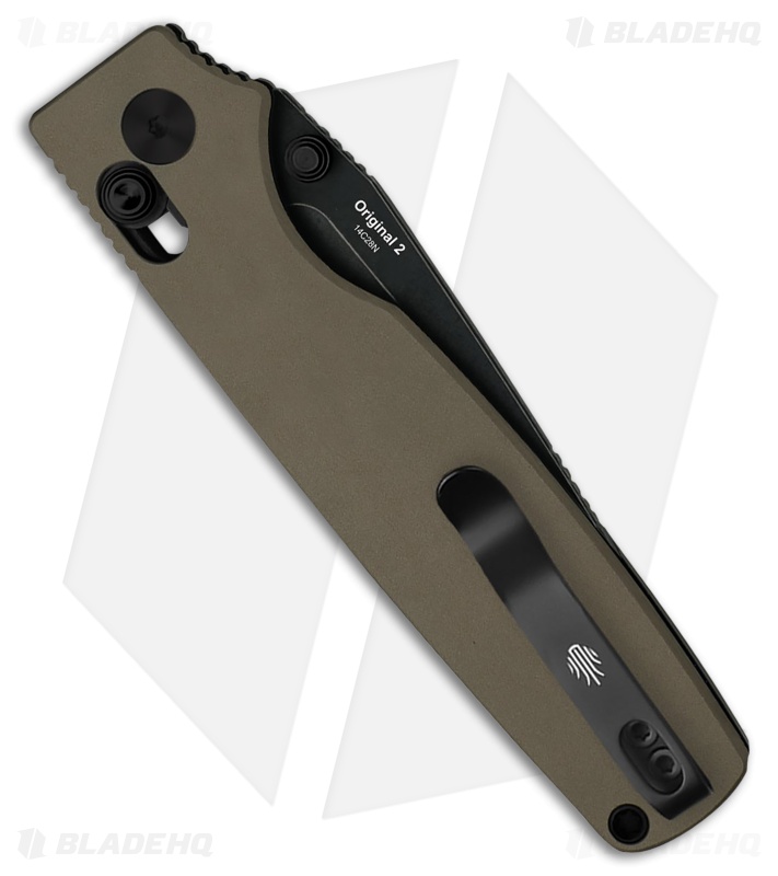 Kizer Original 2 Clutch Lock | Gray Al | Tanto Black SW 14C28N