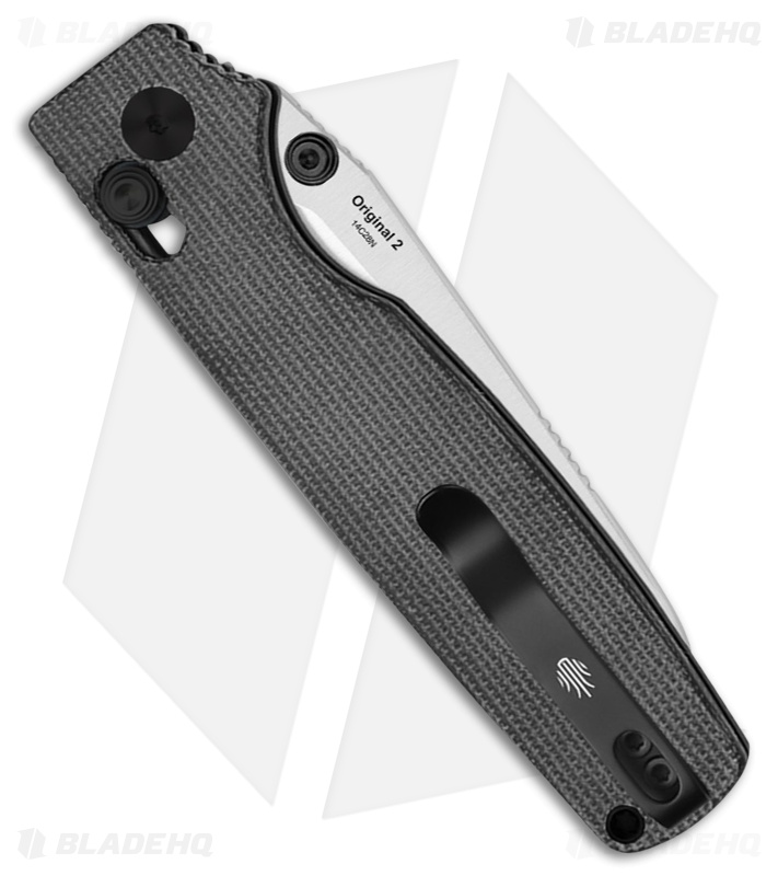 ロイヤルナイフ　(その２) Kizer Original 2 Knife | Black Micarta | Satin 14C28N