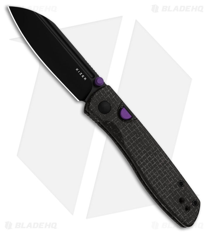 Kizer Renissance | Black Micarta | Black PVD