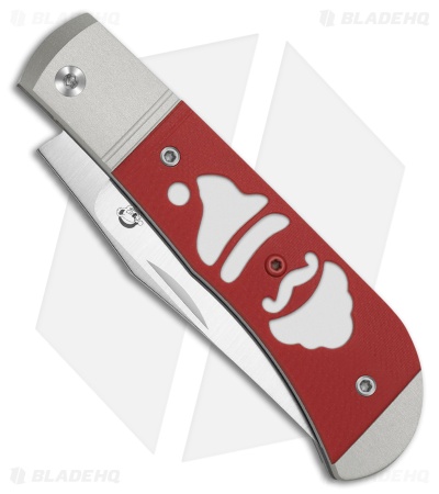 Kizer Trestle Slip Joint Knife Aluminum/Red G-10 (2.9