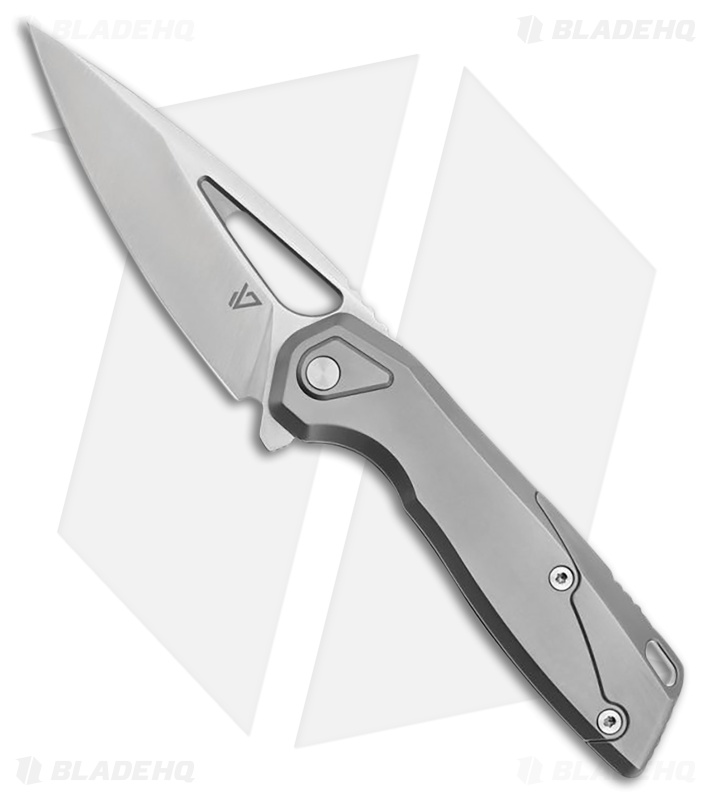 Vanguard StarRunner Frame Lock Knife Gray Titanium (3.6" Satin)