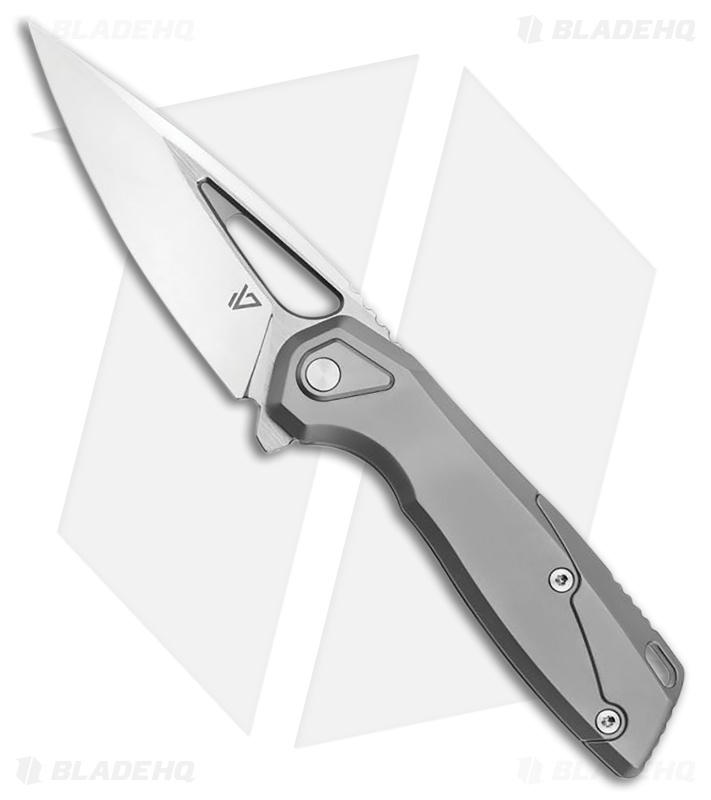Vanguard StarRunner Frame Lock Knife Gray Titanium (3.6" Semi Mirror Polish)