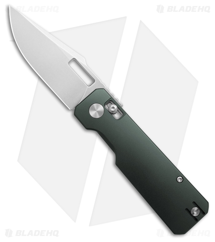 Vero Engineering Aura Drop Point Crossbar Lock Knife Gray Aluminum (3.3" SW)