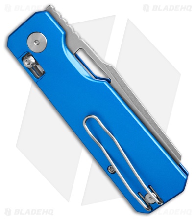 Vero Engineering Aura Talon Crossbar Lock Knife Blue Aluminum (3.3" SW)