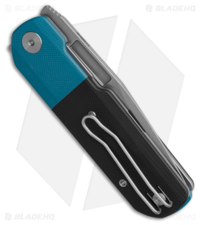 Vero Engineering Avid 1 Liner Lock Knife Black/Blue G-10 (3.5" Stonewash)