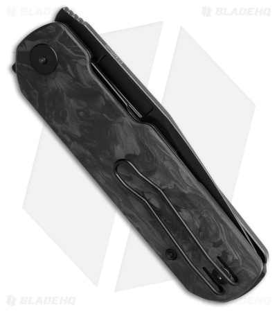 Vero Engineering Avid 1 Liner Lock Knife Marbled Carbon Fiber (3.5" Blackwash)