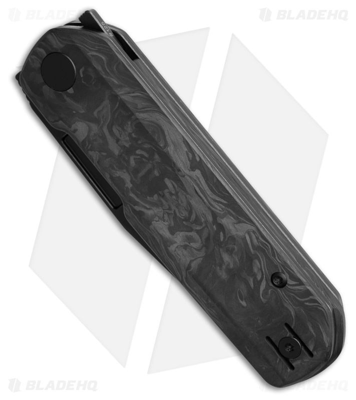 Vero Engineering Avid 1 Liner Lock Knife Marbled Carbon Fiber (3.5" Blackwash)