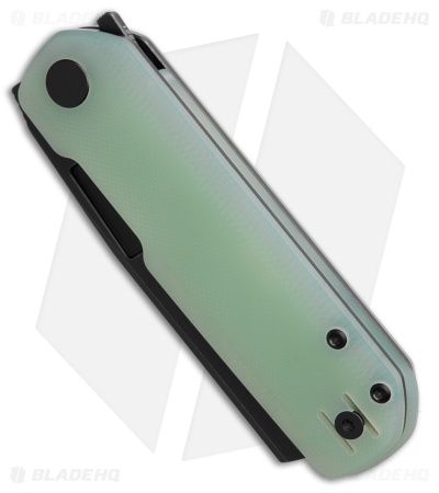 Vero Engineering Avid 2 Liner Lock Knife Jade G-10 (3.25" Black Stonewash)