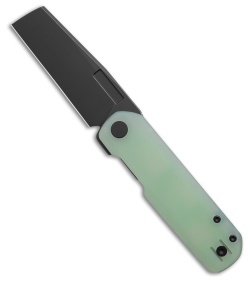Vero Engineering Avid 2 Liner Lock Knife Jade G-10 (3.25" Black Stonewash)