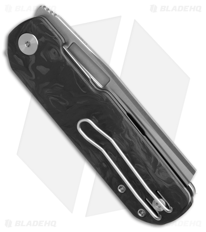 Vero Engineering Avid 2 Liner Lock Knife Marbled Carbon Fiber (3.25" Satin)