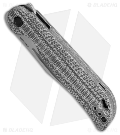 Vosteed Bellamy Liner Lock Knife Black Norplex UltreX Micarta (3.4" Satin)