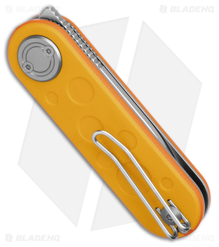 Vosteed Corgi Pup CheesePirate Vanchor Lock Knife Cheese Orb G-10 (2.38" SW)