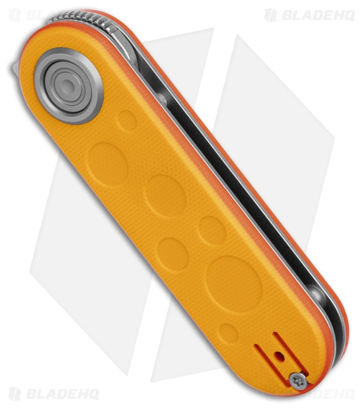 Vosteed Corgi Pup CheesePirate Vanchor Lock Knife Cheese Orb G-10 (2.38" SW)