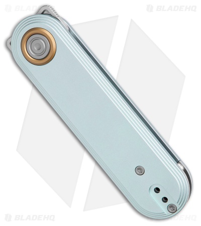 Vosteed Corgi V V Vanchor Lock Knife Macaron Blue Aluminum (3" Satin Nitro-V)