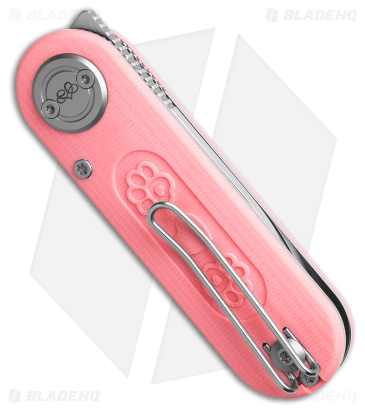 Vosteed Corgi V Vanchor Lock Knife Pink G-10 (2.4" Satin)