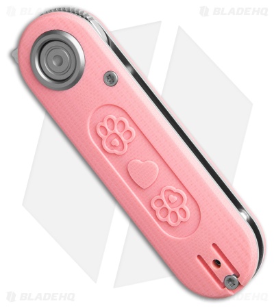 Vosteed Corgi V Vanchor Lock Knife Pink G-10 (2.4" Satin)