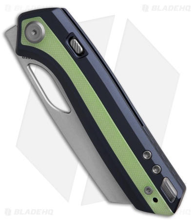 Vosteed Kroc 329 Top Liner Lock Knife Dark Slate Blue Al + GID G-10 (3.29" SW)