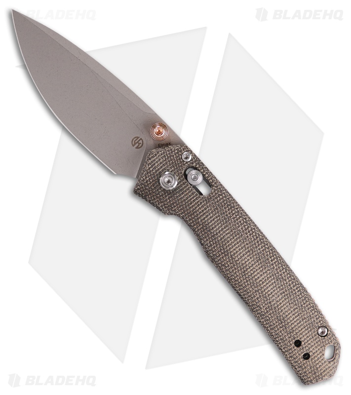 Vosteed Mini Psyop Knife Green Norplex UltreX Micarta BB/SW