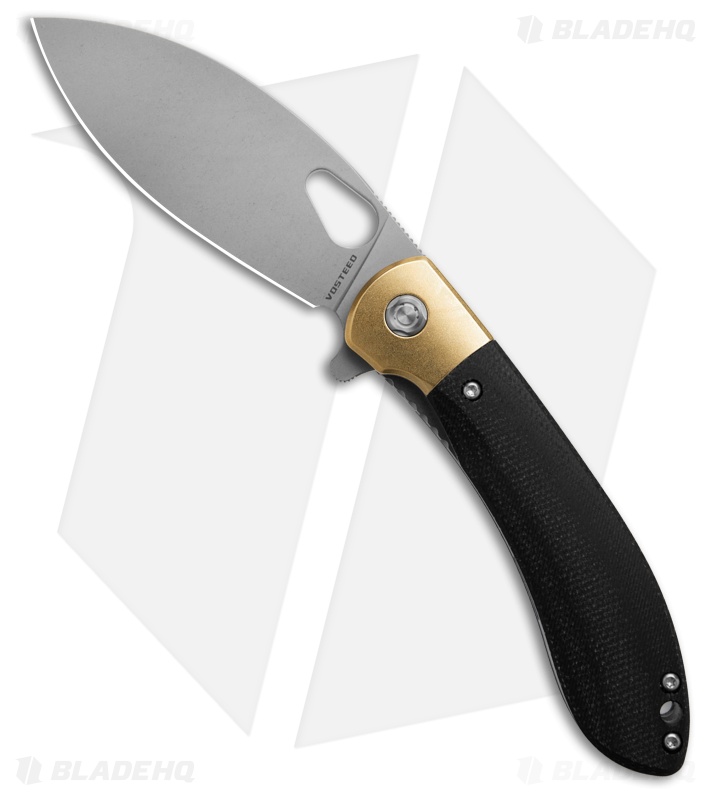 Vosteed Nightshade Pocket Knife Black Micarta SW Elmax