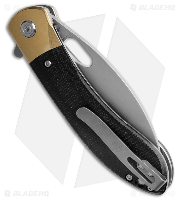 Vosteed Nightshade Pocket Knife Black Micarta SW Elmax