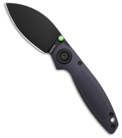 Vosteed Shilin Cutter Vanchor Lock Knife Purple Aluminum (3" Black SW)