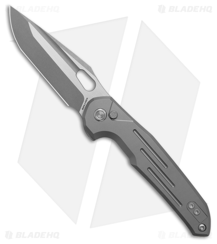 Vosteed Thunderbird Knife Gray Ti + Bead Blast Elmax A0313