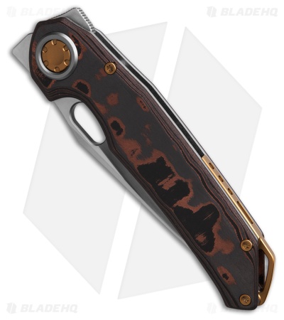 Vosteed Thunderbird V Vanchor Lock Knife Copper Camo FatCarbon (3.5" Satin/BB)