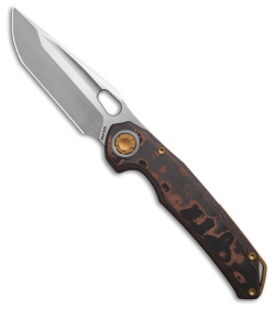 Vosteed Thunderbird V Vanchor Lock Knife Copper Camo FatCarbon (3.5" Satin/BB)