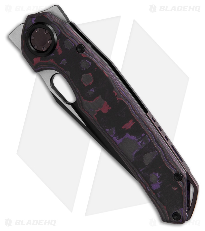 Vosteed Thunderbird V Vanchor Lock Knife Purple Haze FatCarbon (3.5" PVD) *DISC*