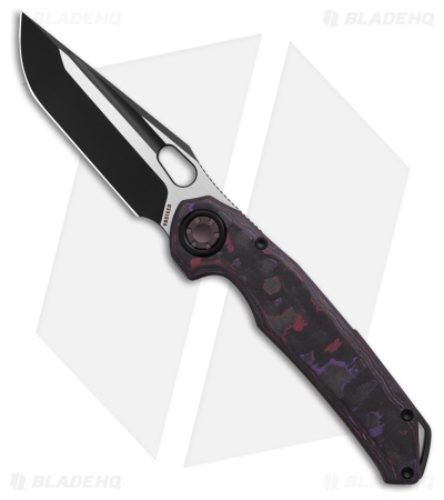 Vosteed Thunderbird V Vanchor Lock Knife Purple Haze FatCarbon (3.5" PVD) *DISC*