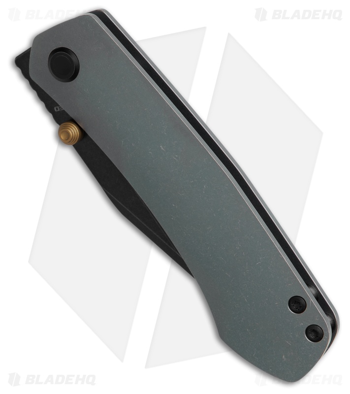 Vosteed Vallhund Frame Lock Knife Blue Titanium (3" Black SW S35VN)