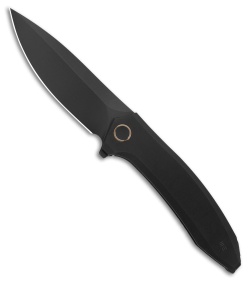 WE Knife Co. Acuminal Frame Lock Knife Black Titanium (3.9" Black Stonewash)