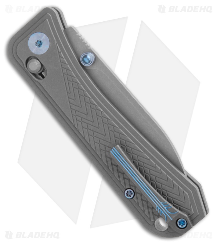 WE Knife Co. Bougie Banter Crossbar Lock Knife Gray Titanium (2.9" Gray SW)