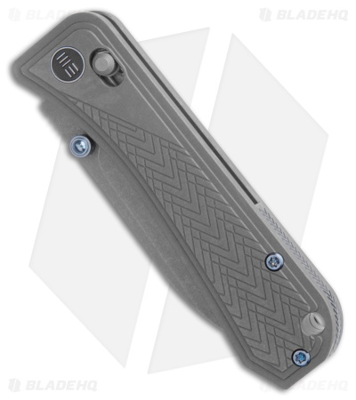 WE Knife Co. Bougie Banter Crossbar Lock Knife Gray Titanium (2.9" Gray SW)