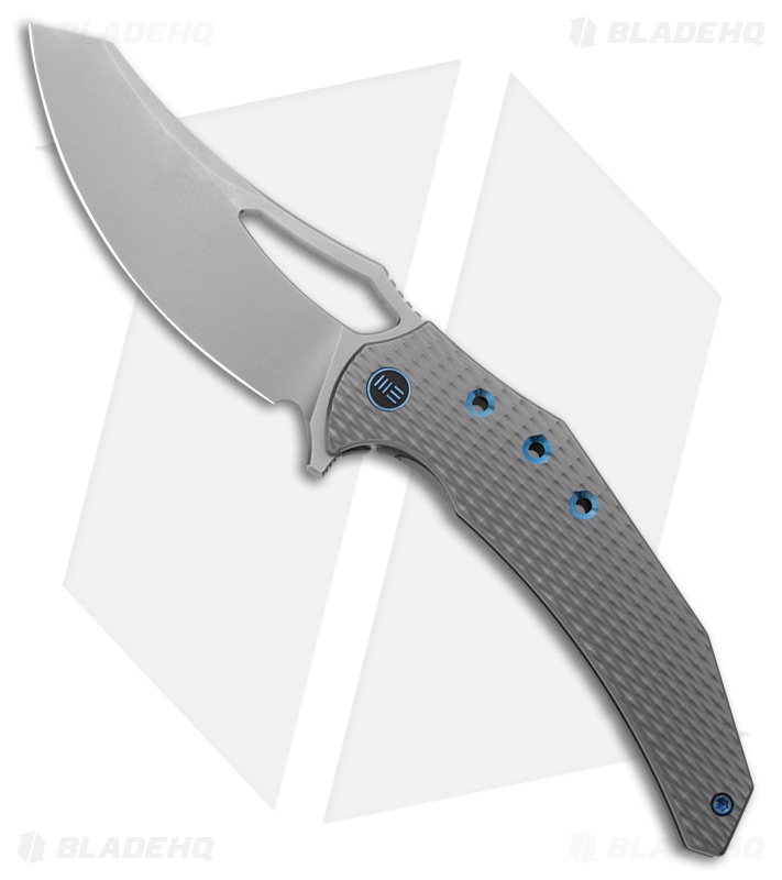 WE Knife Co. Epaulette Frame Lock Knife Polished/BB Diamond Ti (3.5" Polish/BB)
