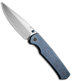 WE Knife Co. Evoke Frame Lock Knife Blue Titanium (3.48" BB 20CV) *DISC*