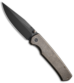 WE Knife Co. Evoke Frame Lock Knife Blue Titanium - Blade HQ