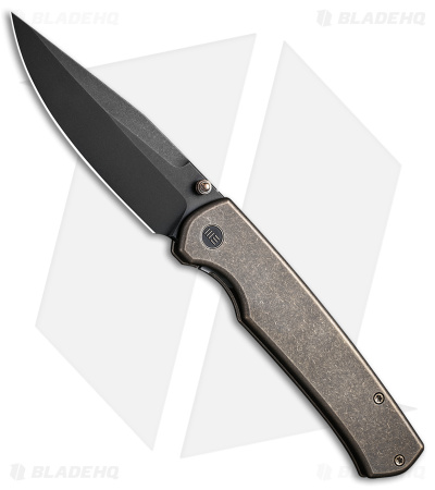 WE Knife Co. Evoke Frame Lock Knife Bronze Titanium (3.48" BW 20CV) WE21046-2