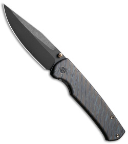 WE Knife Co. Evoke Frame Lock Knife Flamed Titanium (3.48" BW 20CV) WE21046-4