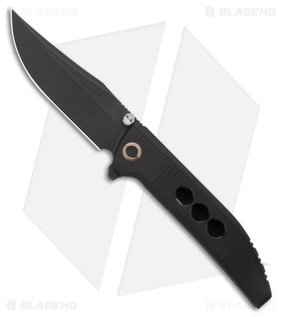NOVITA 【 BLACK EDITION】 WE Knife Co. Ezinta Knife | Black Titanium + Black SW
