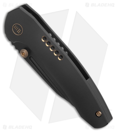 WE Knife Co. Micro Trogon Frame Lock Knife Black Titanium (2.7" Black SW)