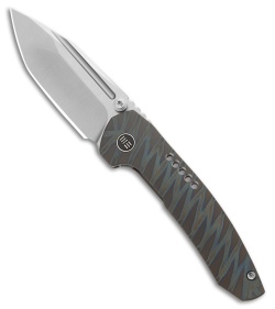 WE Knife Co. Micro Trogon Frame Lock Knife Flamed Titanium (2.7" Satin)