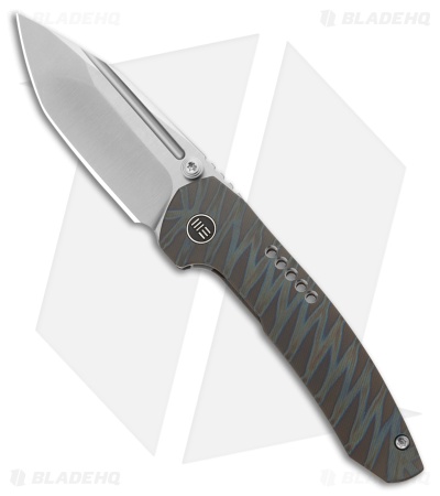 WE Knife Co. Micro Trogon Frame Lock Knife Flamed Titanium (2.7" Satin)