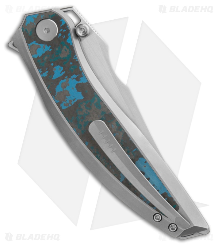 WE Knife Co. Quinseris Knife Polished/BB Ti + Arctic Storm