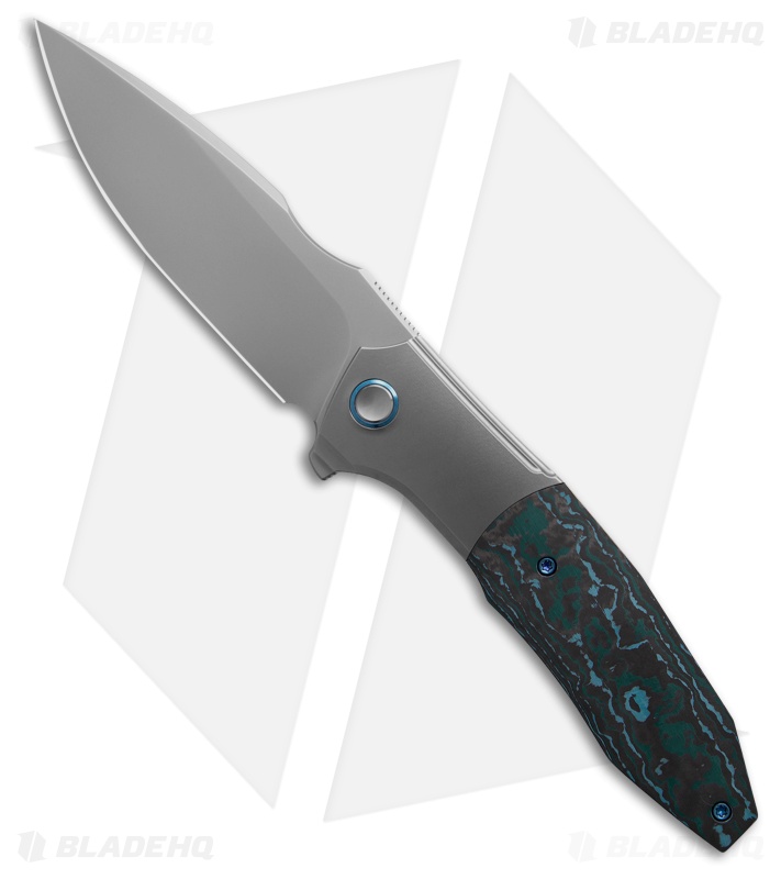 WE Knife Co. Archeozoic Interframe Lock Knife Ti + Arctic Storm CF (4" BB)