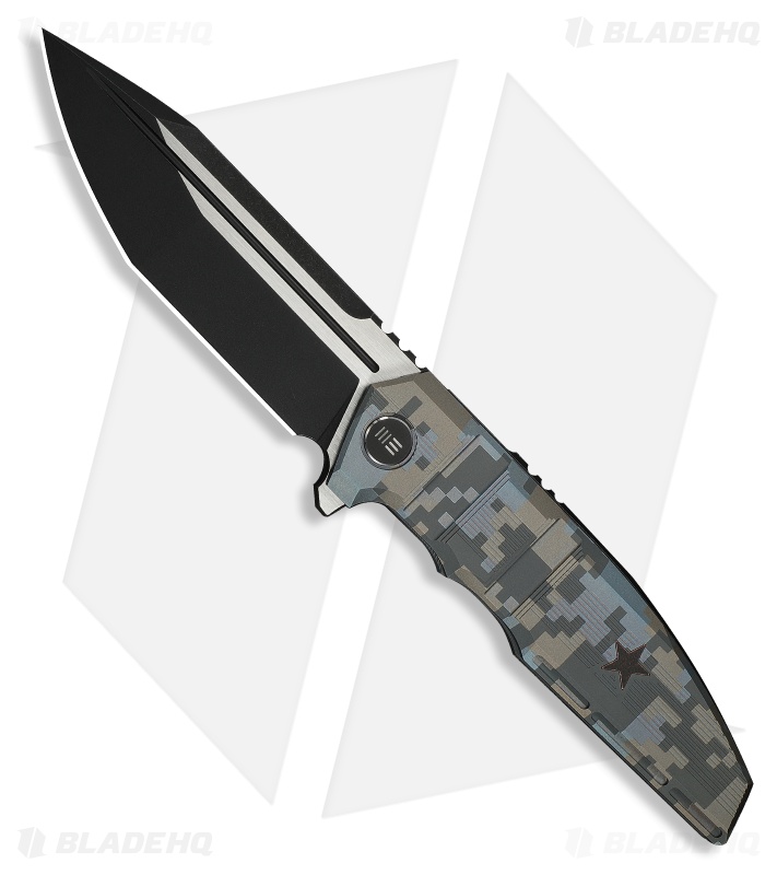 hevensent creep カラー名:breach WE Knife Co. Breach | Pixel Pattern Ti | Black SW/Satin
