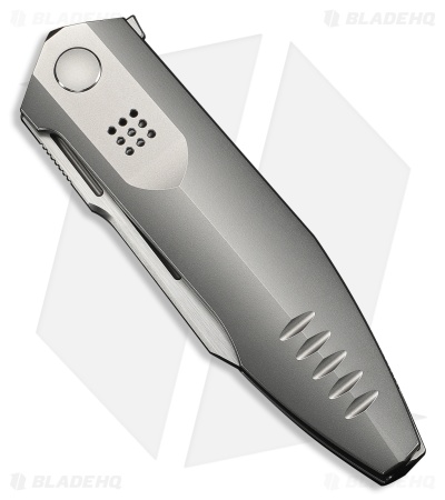 WE Knife Co. Flight Line Liner Lock Knife Polished BB Titanium (3.8" Satin)